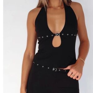 White Fox Firestorm Halter Top